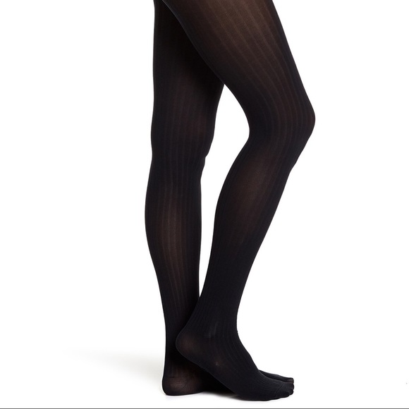 Wolford Fine Cotton Rib Tights - Picture 1 of 4